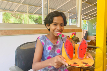 Nikini Sanchethana aus dem Angels Home f&uuml;r M&auml;dchen in sri Lanka