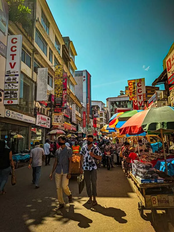 Pettah ist ein lebhaftes Gesch&auml;ftsviertel im Herzen von Colombo