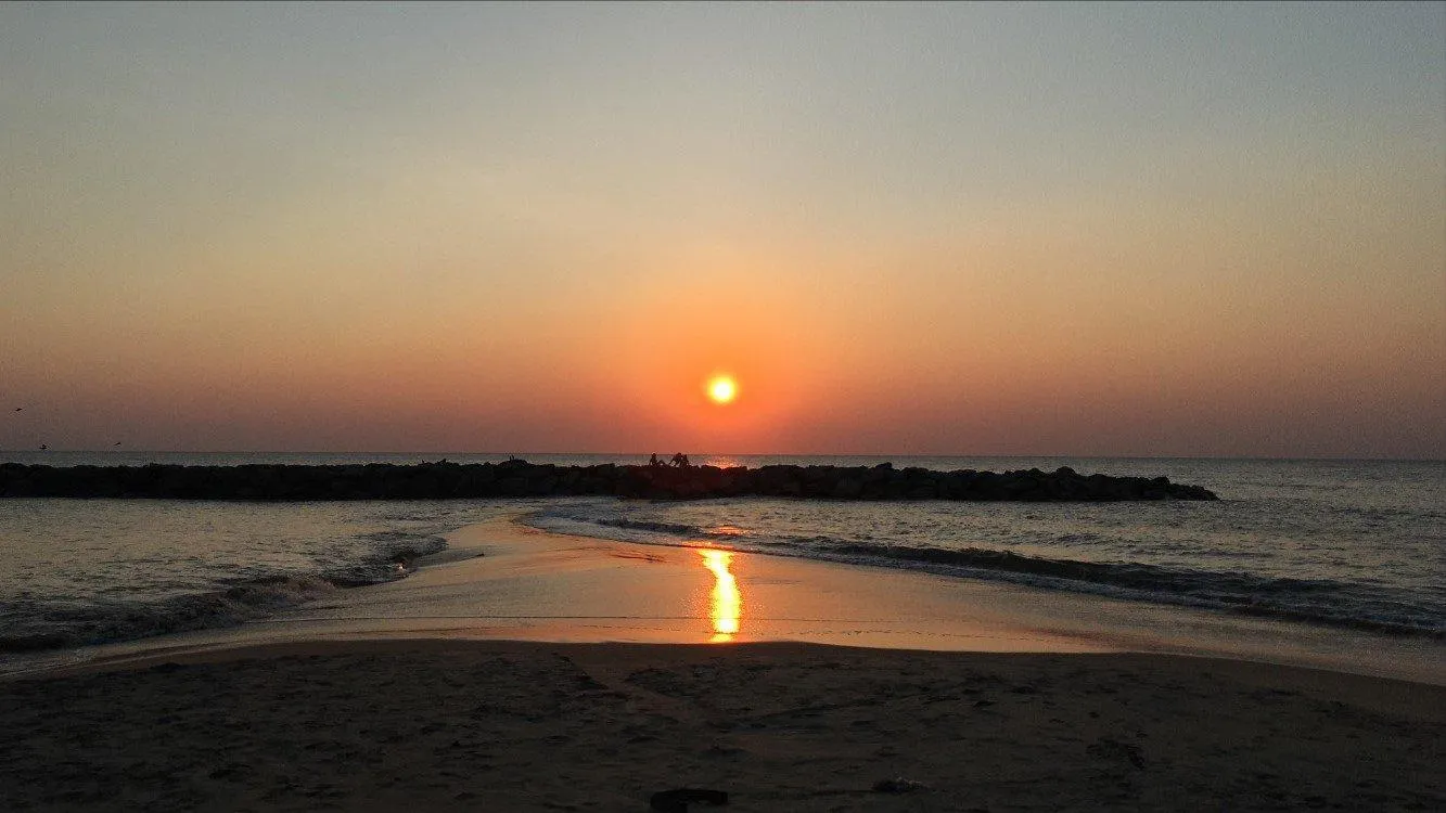 Sonnenuntergang am Strand