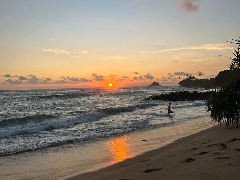 Erster Sonnenuntergang im S&uuml;den