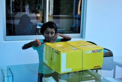 Wenn die Pakete gr&ouml;&szlig;er sind als die Kinder