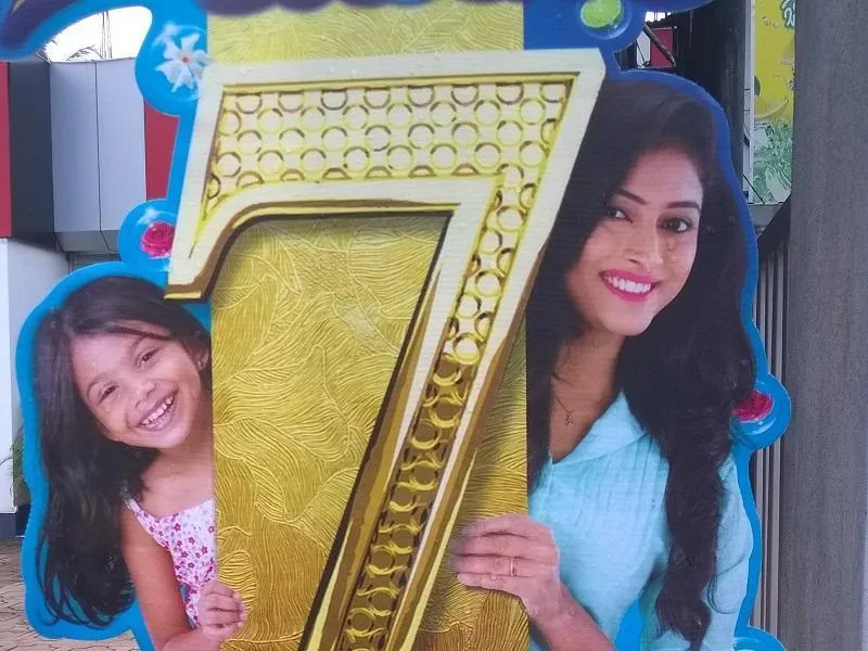 Werbeplakat in Sri Lanka