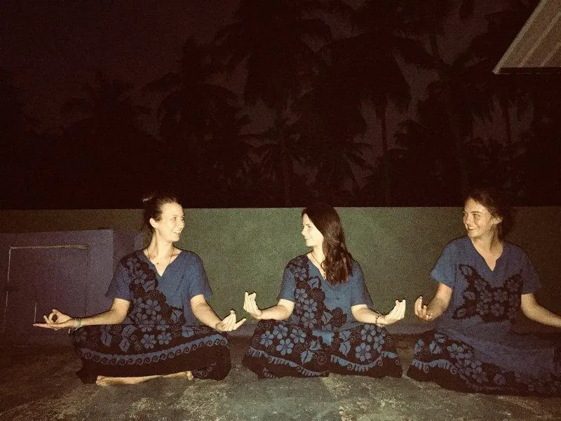 Yoga am Abend
