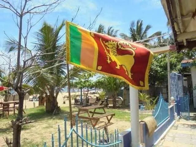 Die singhalesische Flagge