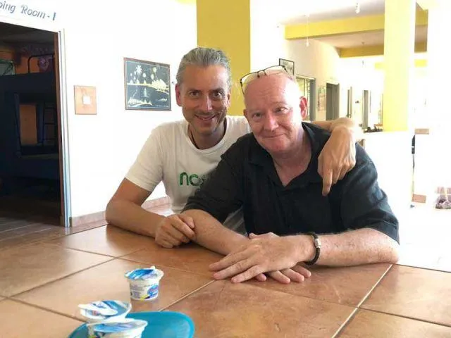 Wolfgang Hagedorn & Linus im Angels Home