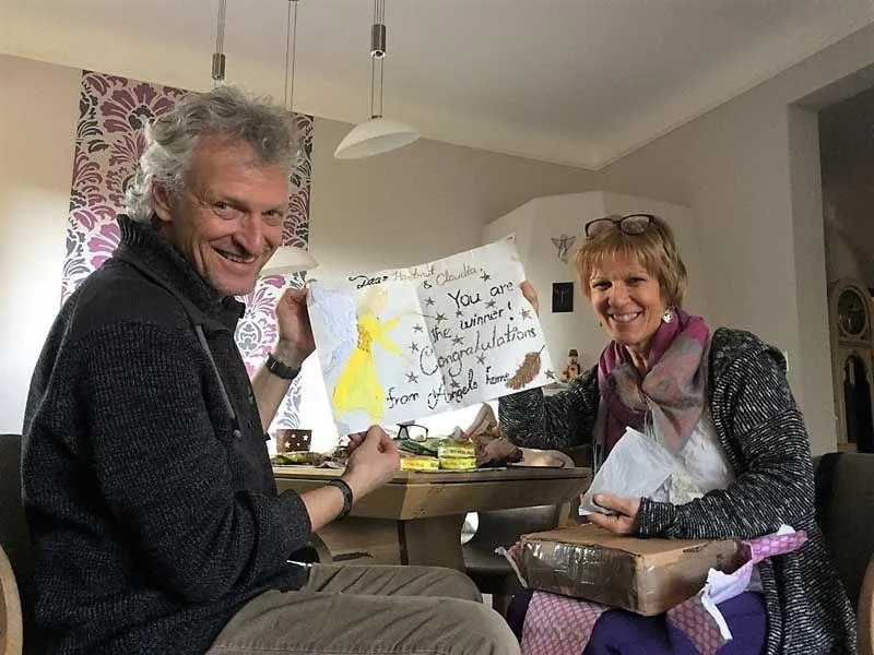 Hartmut und Claudia sind die Gewinner unseres Adventskalenders 2018