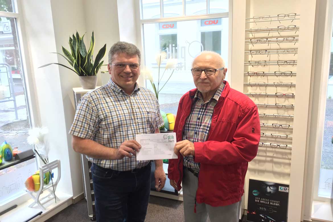 Unterst&uuml;tzung von Optik Horn aus Lengerich