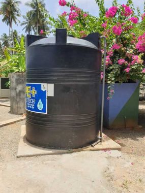 10000 Liter Reservetank und &Uuml;berlauf