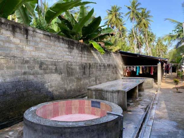 Hier waschen wir unsere W&auml;sche.