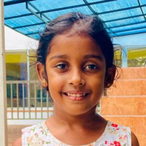 Apeksha Shanudri lebt seit August 2024 im Angels Home for Children