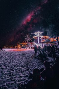 Night Life on Hikkaduwas Beach