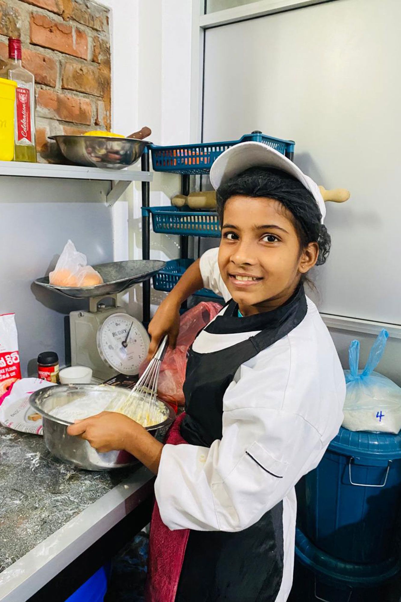 Einmal alles mit dem Schneebesen gut durchrühren